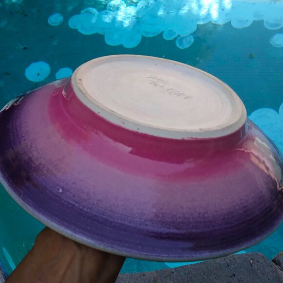 Beautiful Dan Tolkoff Original Art Pottery Hand Embellished Decorative Hand Thro - Picture 7 of 16